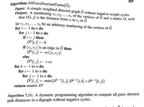 Solved The dynamic programming algorithm of Algorithm 7.11 | Chegg.com