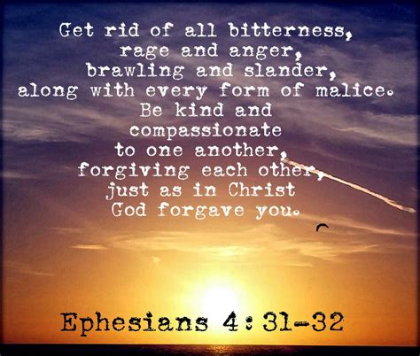 Ephesians 4:31-32 NIV | Scripture memory, God forgives, Ephesians