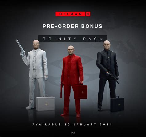 Hitman 3 Trinity Pack and Deluxe Edition Pre-Order Guide | GameWatcher