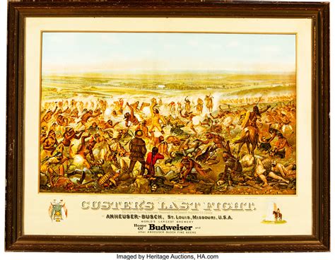 George A. Custer: Anheuser-Busch "Custer's Last Stand" Advertising | Lot #40484 | Heritage Auctions