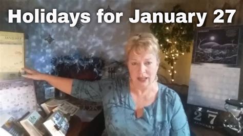 Holidays for January 27 - YouTube