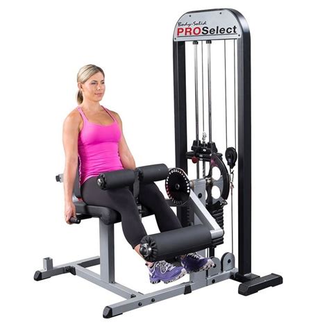 BODY-SOLID PRO SELECT LEG EXTENSION & LEG CURL MACHINE GCEC-STK