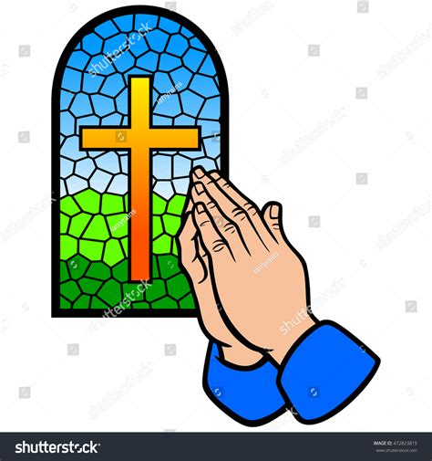 Church Prayer Stock Vector (Royalty Free) 472823815 | Shutterstock