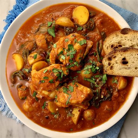 Spicy Monkfish Stew with Smoked Paprika and Baby Potatoes – Julie Hartigan