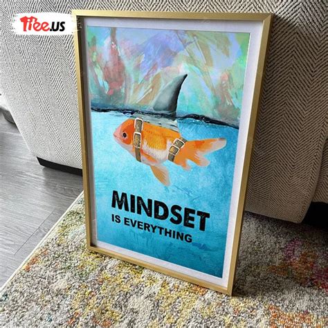 Mindset Is Everything Motivation Poster - iTeeUS