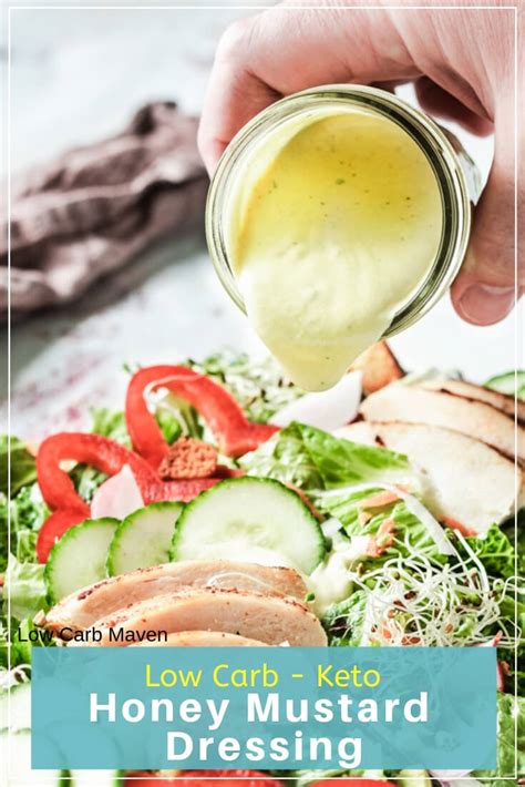 Keto Honey Mustard Dressing / Dipping Sauce | Low Carb Maven