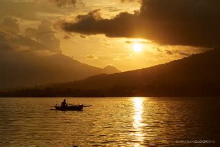 Gone fishing... | Lone fisherman leaving for work at sunset | Christian Gloor | Flickr