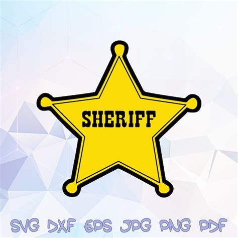 Sheriff Badge Svg Sheriff Badge Outline Svg Woody Svg Toy Story Svg | The Best Porn Website