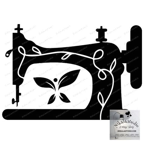 sewing machine Svg - butterfly Svg - Beautiful ornament - Sewing Machine Clipart - SVG For ...