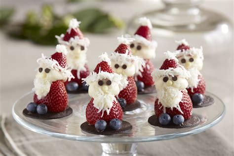 Strawberry Santa | Christmas Dessert Recipe | Driscoll's | Recipe | Christmas food desserts ...