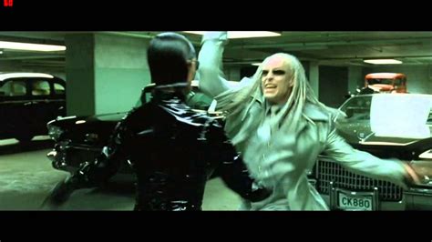 The Matrix Reloaded - Morpheus VS The Twins ( Garage Fight Scene)HD - YouTube