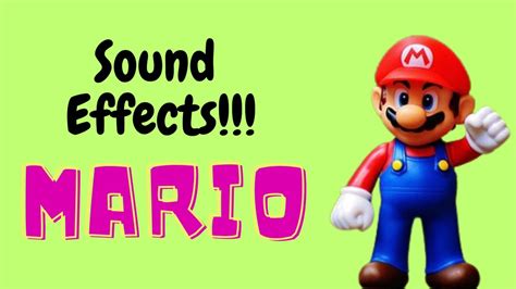 Mario Sound Effects - Super Mario Sounds and Noises! - YouTube