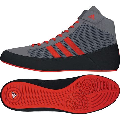 HVC 2 (Grey / Red-Orange / Grey) | Wrestling shoes, Youth wrestling ...