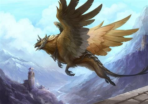 Griffins Mythical Creatures Wallpaper