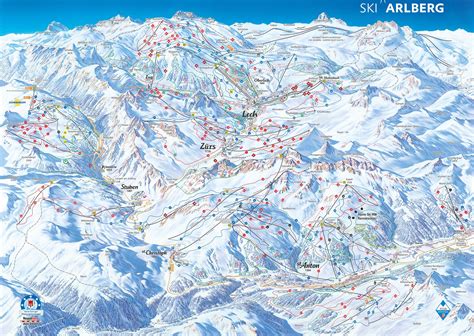 Arlberg Piste Map | J2Ski