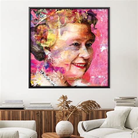 Queen Elizabeth Wall Canvas – ClockCanvas