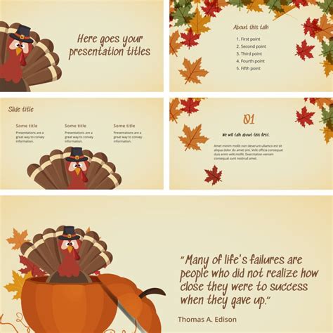 Free Thanksgiving Powerpoint Background Turkey – MasterBundles