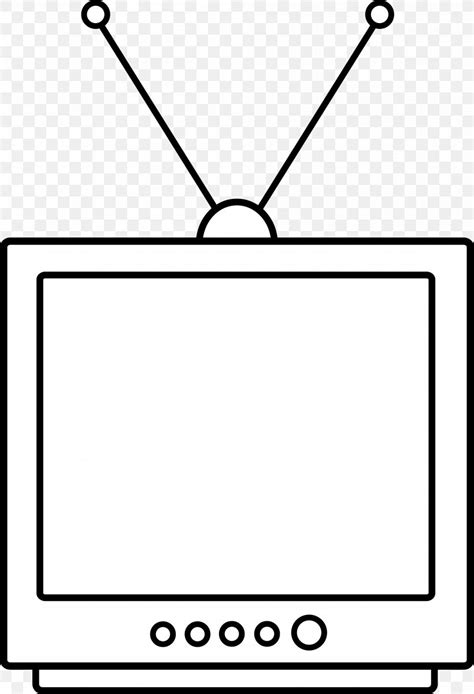 Black And White Television Clip Art, PNG, 3793x5558px, Black And White, Area, Black, Diagram ...