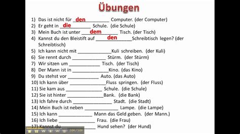 German Exercises – Telegraph