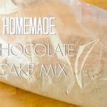 Homemade Chocolate Cake Mix - Simply Bakings