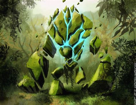 Forest Golem, Andromeda Guardamano on ArtStation at https://www ...