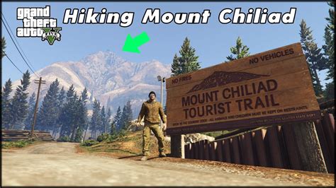 GTA V Gameplay - Hiking up Mount Chiliad [4K] - YouTube