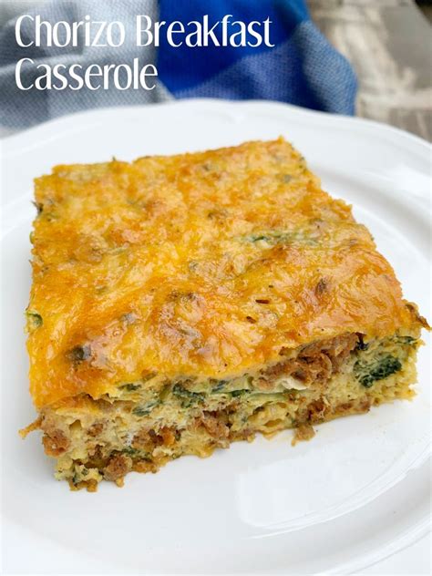 Chorizo Egg Breakfast Casserole - The Endless Appetite