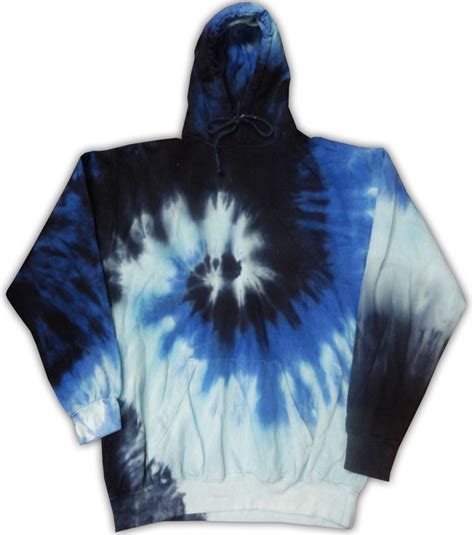 Tie Dye Hoodie - "Blue Ocean" Tie Dye Hoodie – Bewild