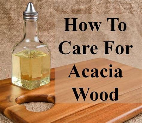 How to Care for Acacia Wood - Home-Ec 101