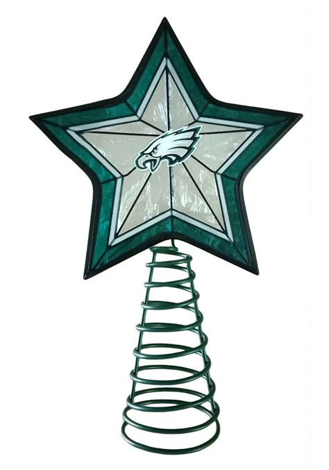 Philadelphia Eagles Star Tree Christmas Topper