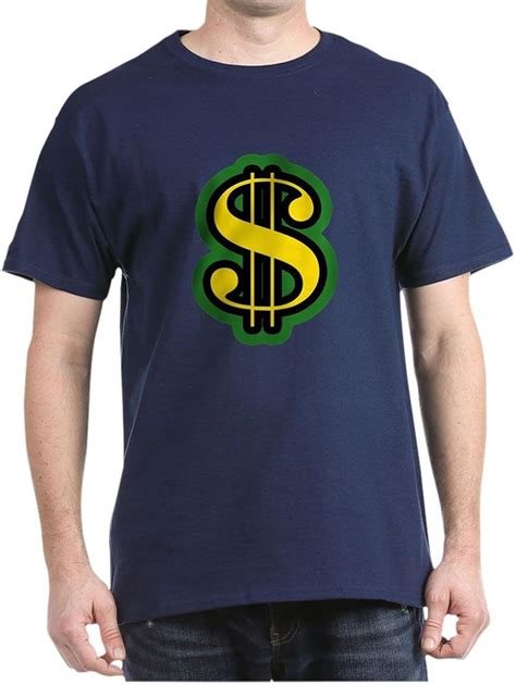 CafePress - Dollar Sign - 100% Cotton T-Shirt: Amazon.co.uk: Clothing