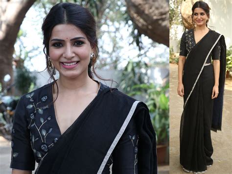 20 Hot Pics of Actress Samantha Ruth Prabhu in Saree 2023