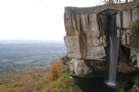 High Falls - Man-made Waterfall in the Rock City Gardens