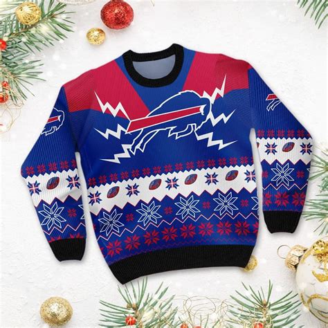 Buffalo Bills NFL Football Team 3D Christmas Ugly Sweater ...