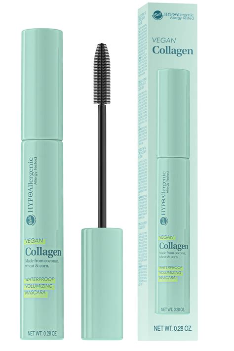 HYPOAllergenic Vegan Collagen Waterproof Volumizing Mascara | Bell Cosmetics