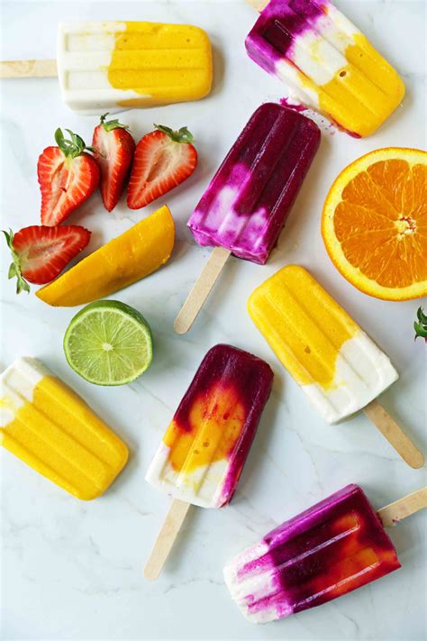 Homemade Fruit Popsicles – Modern Honey