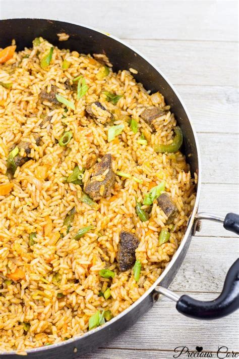 Cameroon Jollof Rice Easy Method | Precious Core