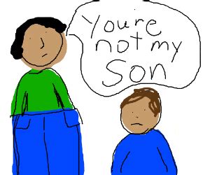 The kid is not my son. - Drawception