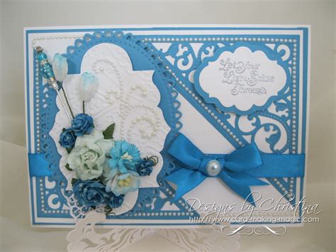 Flowers, Ribbons and Pearls: Teal and White ...