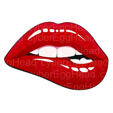 Biting Lips Svg Dripping Lips Svg Sexy Lips Svg Red Lips Etsy | The ...