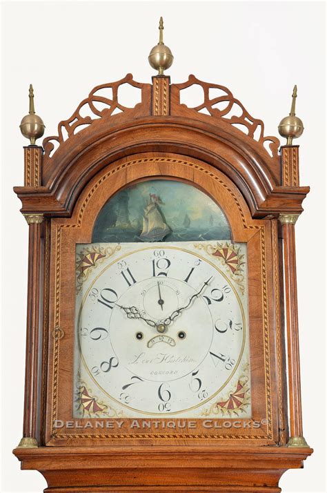 Levi Hutchins of Concord, New Hampshire. A high style inlaid mahogany ...