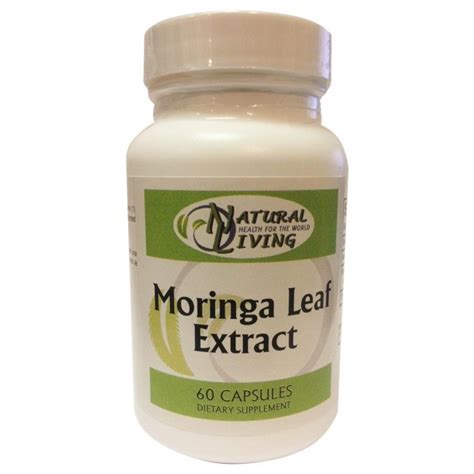 Natural Living Moringa Leaf Extract 60 Capsules