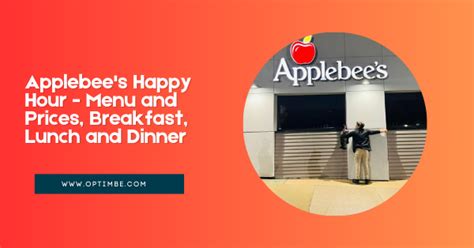 (Updated 2024) Applebee's Happy Hour - Menu and Prices, Breakfast, Lunch and Dinner - Optimbe Blog