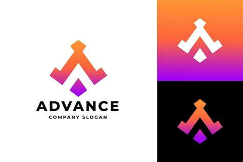 Premium Vector | Logo advance