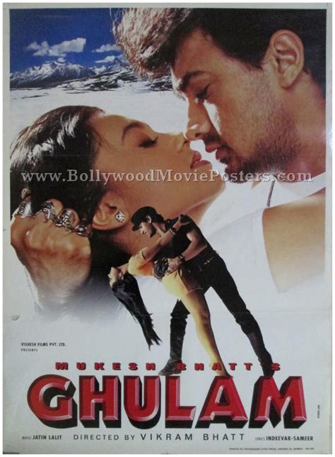 Ghulam Aamir Khan classic Indian film posters