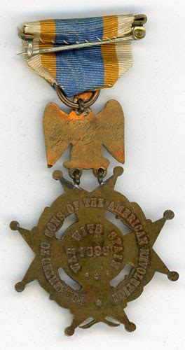 Sons of American Revolution War Service Medal, Span-Am War – Floyd's Medals