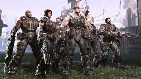 Gears Of War 3 - The Team (JPG) | Official PSDs