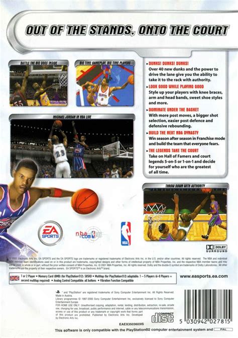 NBA Live 2002 cover or packaging material - MobyGames