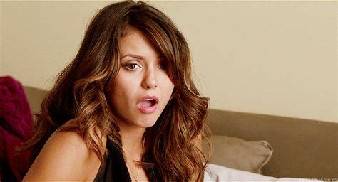 Nina Dobrev Her Face Makes Me Laugh Here GIF - Find & Share on GIPHY