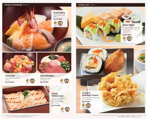 Menu at Ootoya restaurant, Central Jakarta, Jl. Asia Afrika No.3